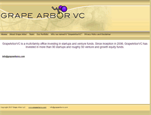 Tablet Screenshot of grapearborvc.com